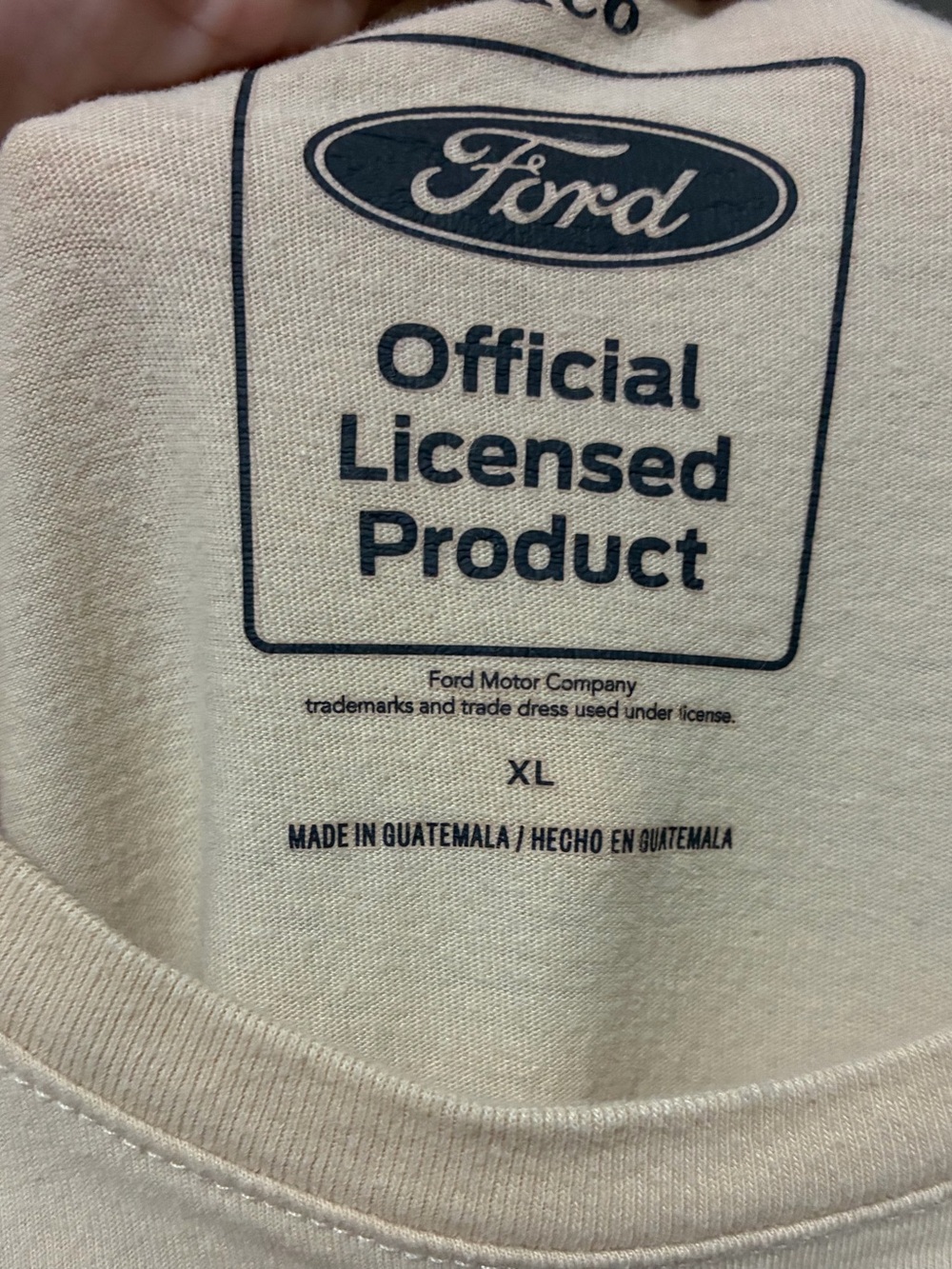 Ford Bronco Graphic Short-Sleeve Tee - Cream with Brown and Orange Print - Picture 4 of 7